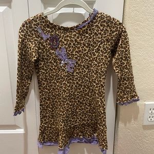 Lipstik Girls cheetah dress size 4T